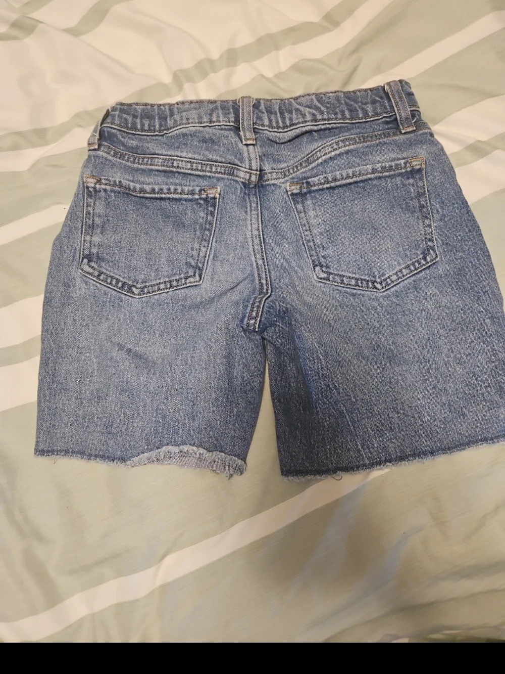 Old Navy Light Blue High-Rise Denim Shorts